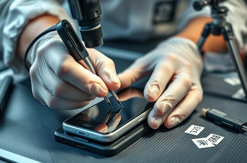 Proteção física e manuseio forense do aparelho