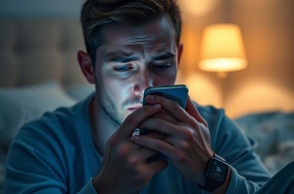 Como a exposição a telas estimula a insônia e cria risco probatório