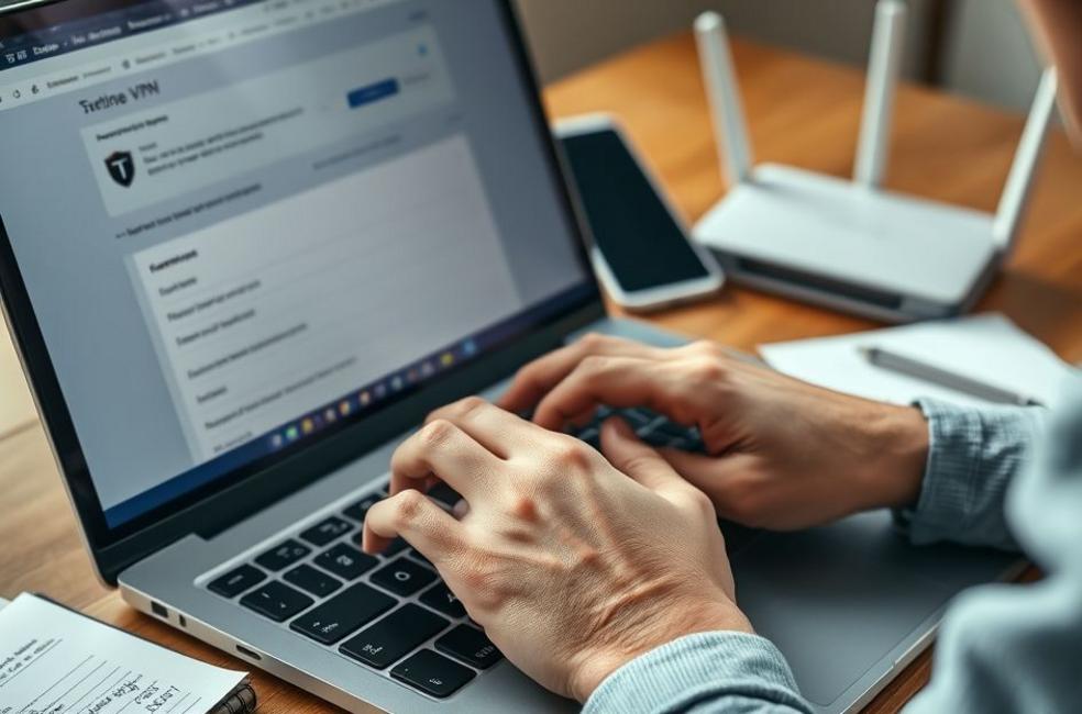 Escolha e configuração de VPN com foco probatório