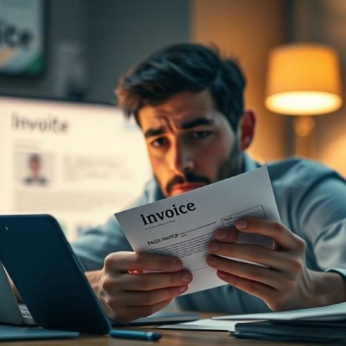 Capa ilustrativa mostrando a tensão ao receber um boleto suspeito por e‑mail.